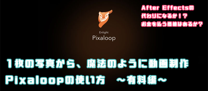 pixaloop 使い方　課金