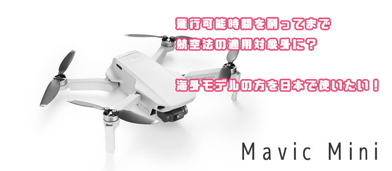 Mavic Mini 海外版 日本