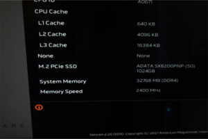 Alienware Aurora R12 メモリ周波数　低い