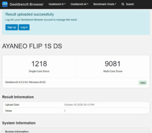 AYANEO FLIP 1S DS 性能　向上
