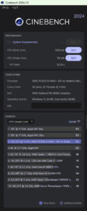 GPD WIN 5 CINEBENCH 2024