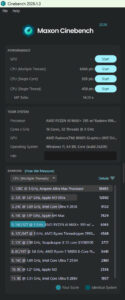 GPD WIN 5 CINEBENCH 2026