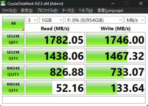 miniSSD gpd win5 speed